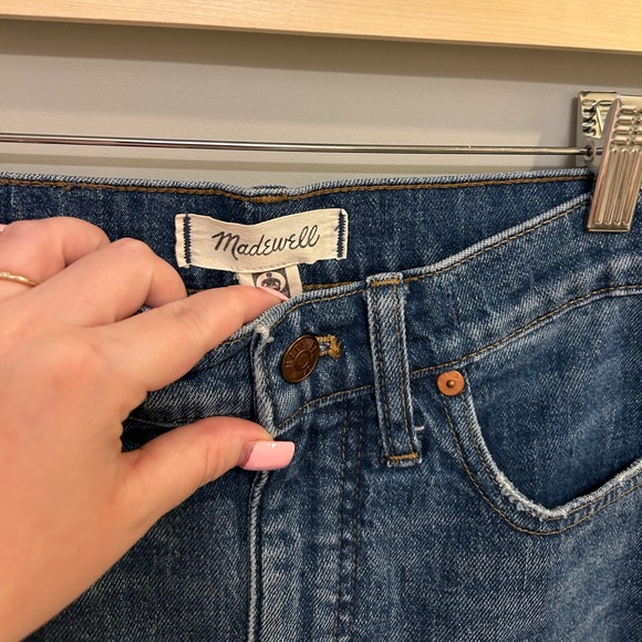 Madewell Stovepipe Jeans in Kline Wash Size 28 EUC AB0973 - Picture 6 of 9